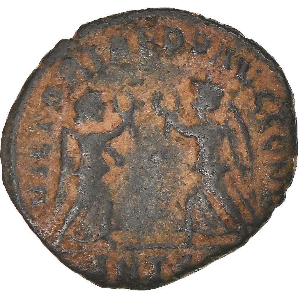 Moneta, Constantius II, Follis, 337-361, Thessalonica, VF(30-35), Brązowy