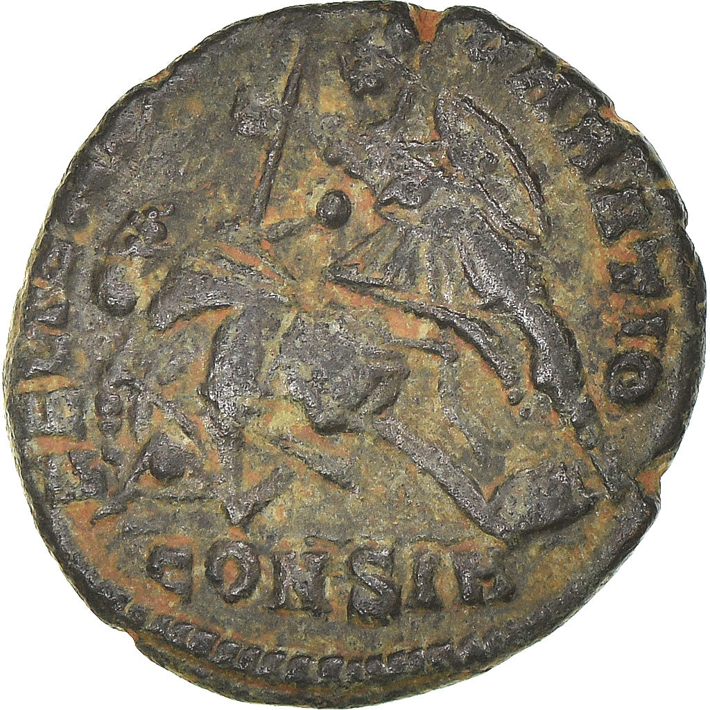 Moneta, Constantius II, Follis, 337-361, Constantinople, VF(30-35), Brązowy