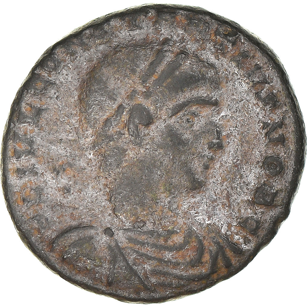 Monnaie, Constance II, Follis, 324-337, Constantinople, TB+, Silver Plated