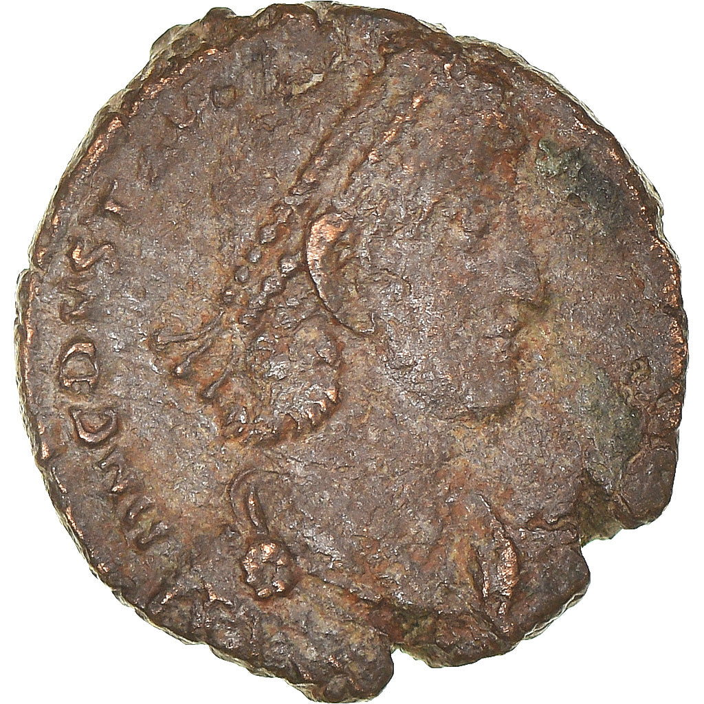 Moneta, Constantius II, Follis, 337-361, VF(20-25), Brązowy