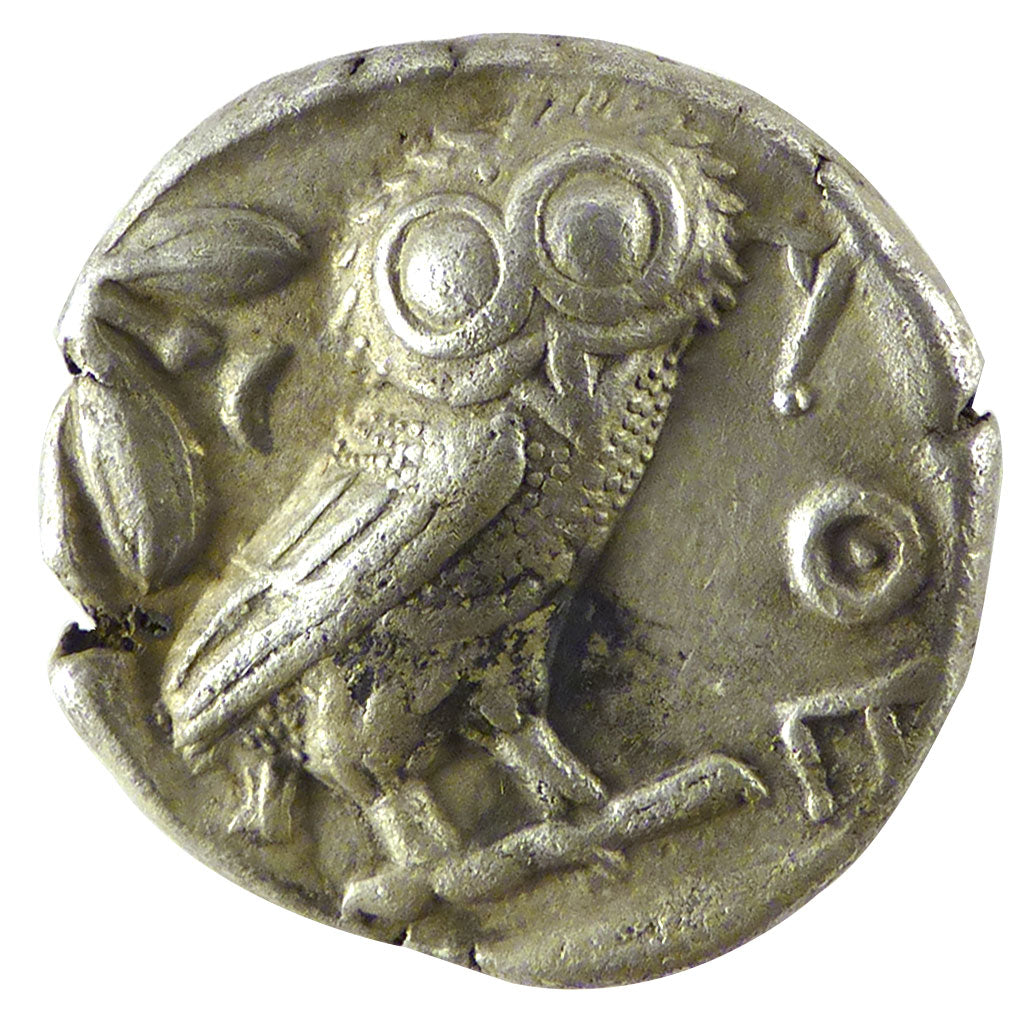 Attica, Athens (490-407 BC), Tetradrachm, Athens, AU(50-53), Silver, Pozzi...