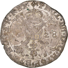 Coin, Spanish Netherlands, Flanders, Philip IV, Patagon, 1628, Bruges