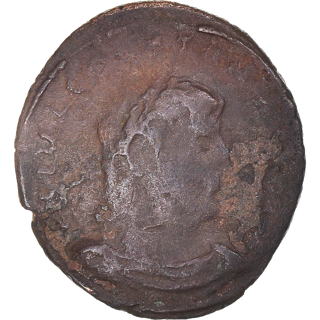 Moneta, Follis, 4th century AD, Thessalonica, F(12-15), Brązowy
