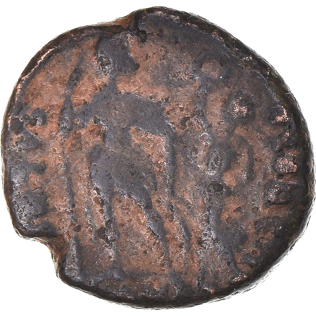 Moneta, Follis, 4th century AD, F(12-15), Brązowy