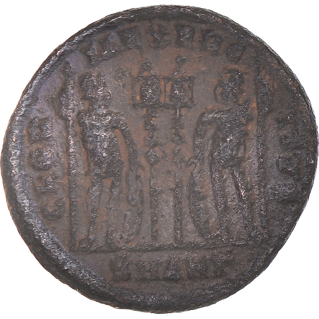 Moneta, Constantine I, Follis, 307/310-337, Kyzikos, VF(20-25), Brązowy