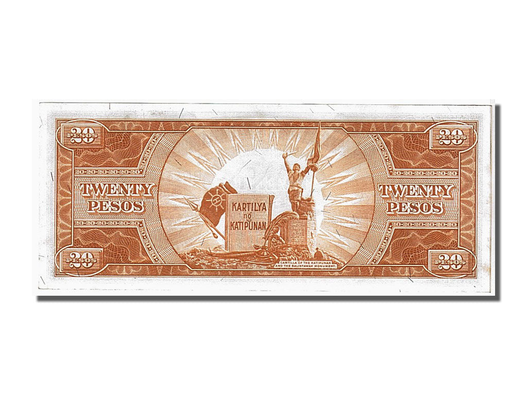 Banconote, Filippine, 20 Pesos, 1949, SPL-