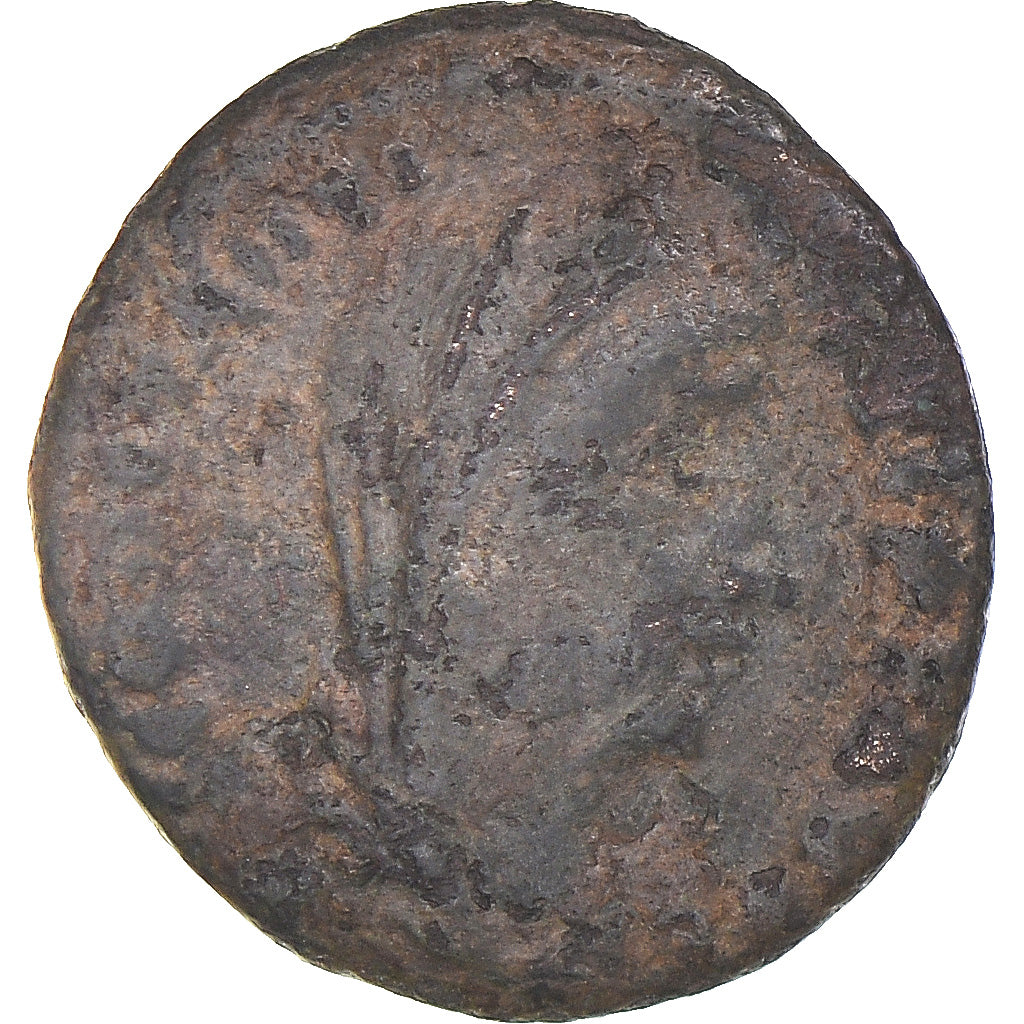 Monnaie, Divus Constantin I, Follis, 337-338, Alexandrie, TB, Bronze