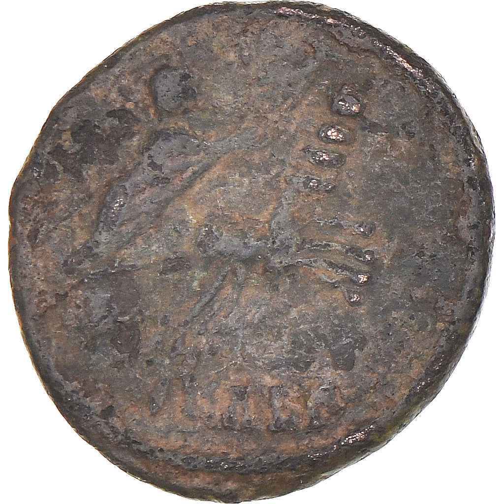Monnaie, Divus Constantin I, Follis, 337-338, Alexandrie, TB, Bronze