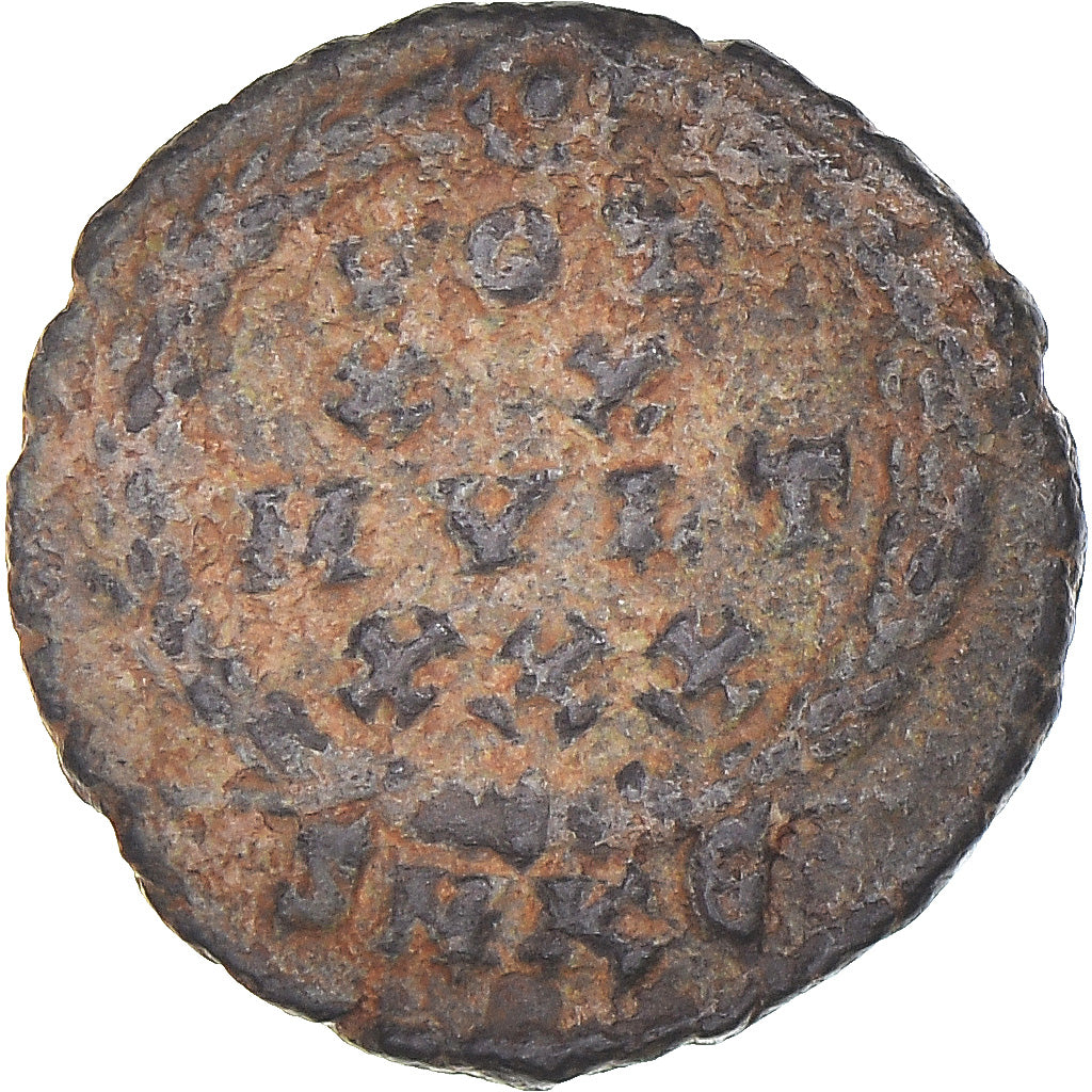 Moneda, Constans, Follis, 337-350, Kyzikos, BC+, Bronce