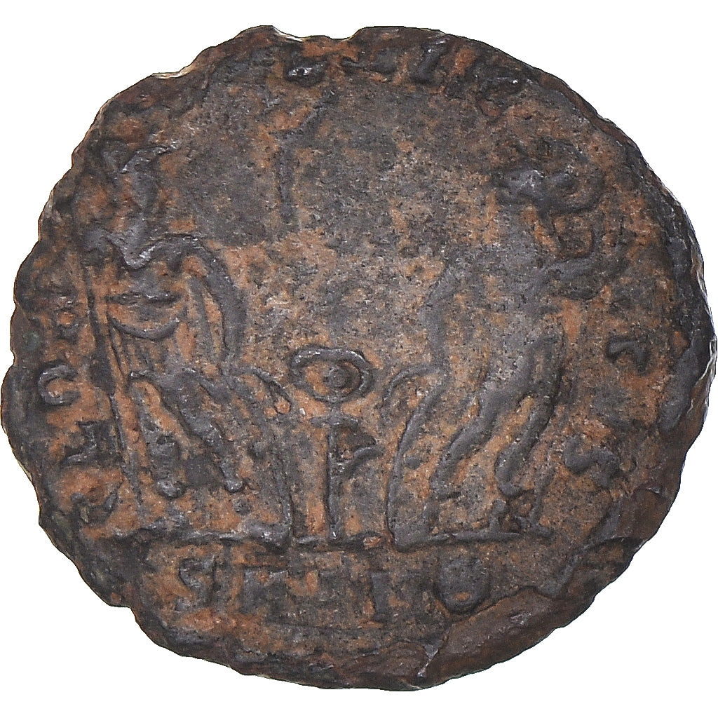Monnaie, Constance II, Follis, 324-361, Antioche, TB, Bronze