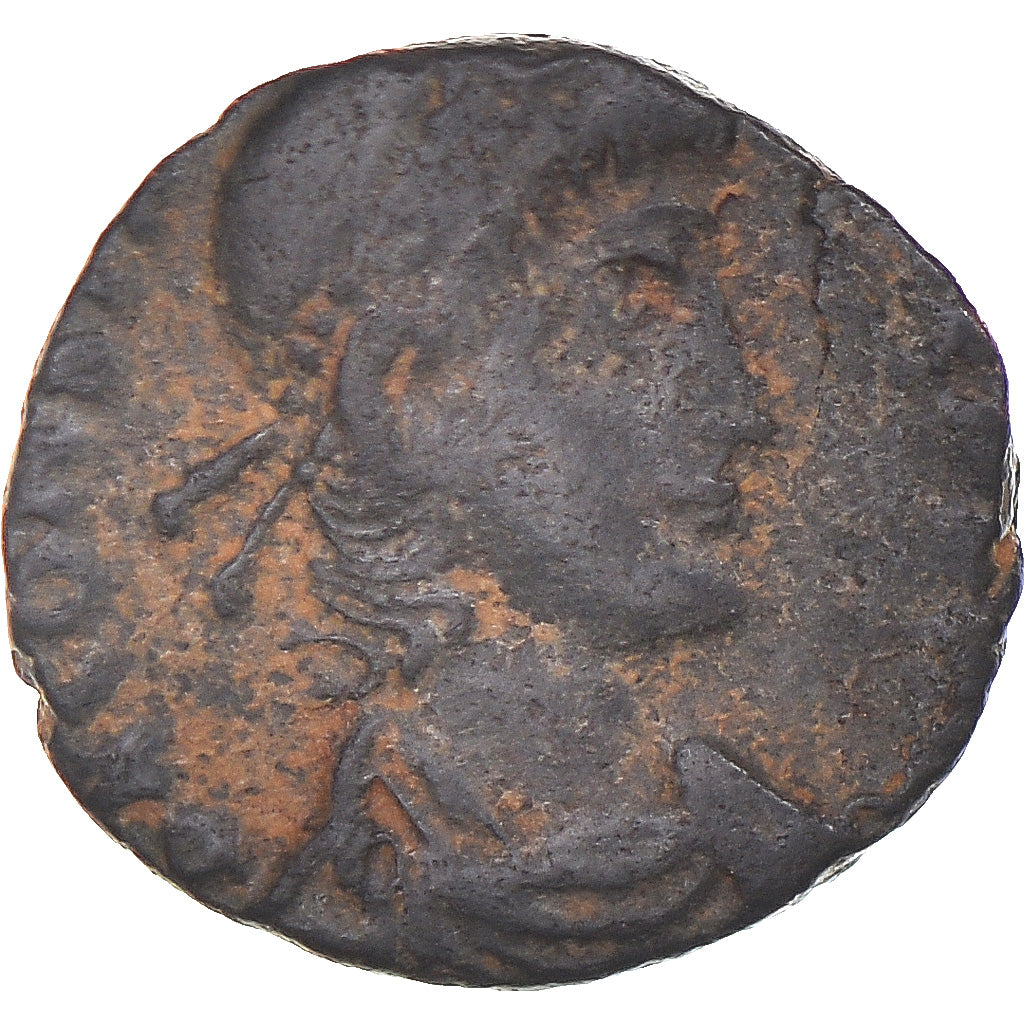 Munten, Constantius II, Follis, 324-361, Thessalonica, FR+, Bronzen