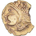 Moeda, Aulerci Eburovices, Hémistatère "au sanglier", 1st century BC, Evreux