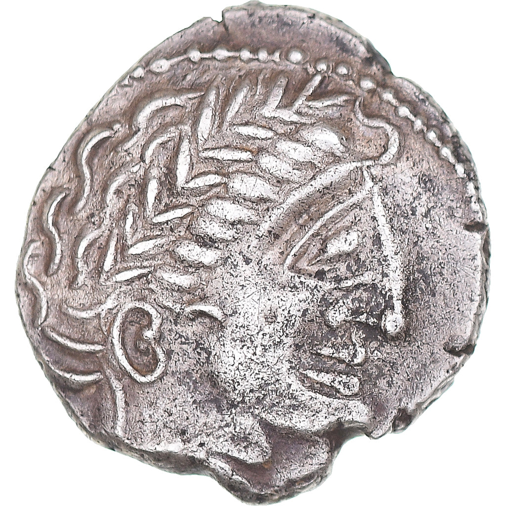 Coin, Cavarii, Denier IALKOVESI, 1st century BC, Avignon, AU(55-58), Silver