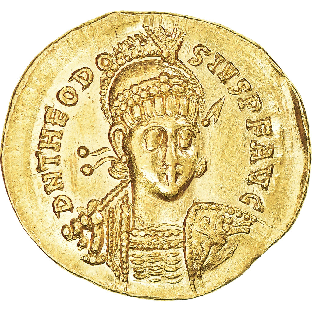 Coin, Theodosius II, Solidus, 408-450, Constantinople, AU(55-58), Gold