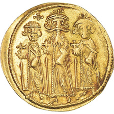 Moneta, Heraclius, with Heraclius Constantine and Heraclonas, Solidus, 610-641
