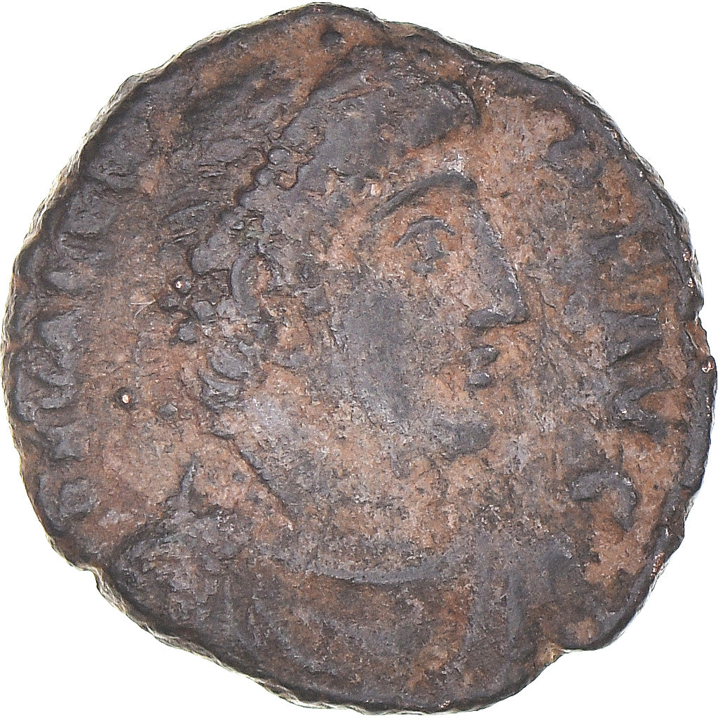 Moneta, Constantius II, Follis, 337-361, Ticinum, VF(30-35), Brązowy