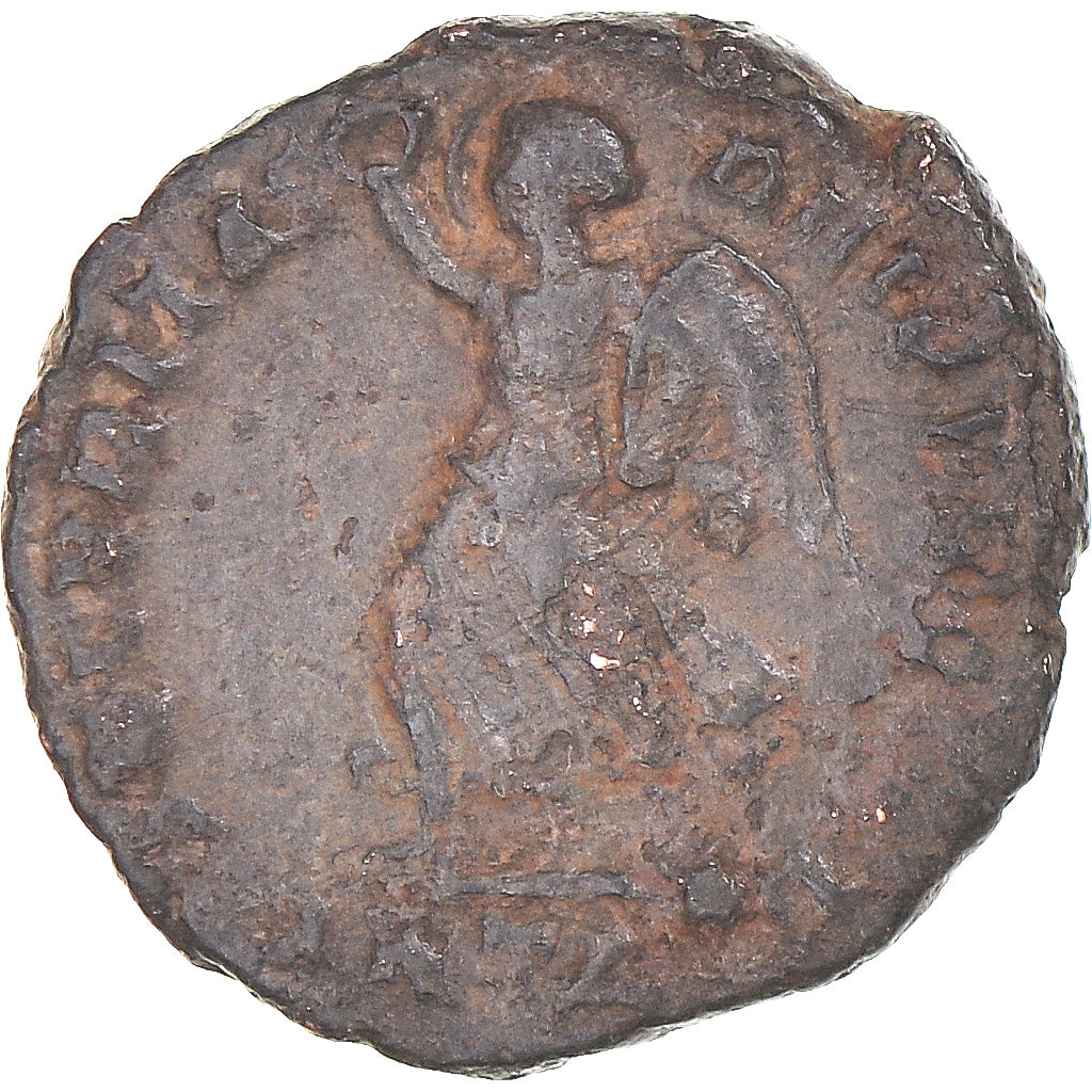 Moneta, Constantius II, Follis, 337-361, Ticinum, VF(30-35), Brązowy