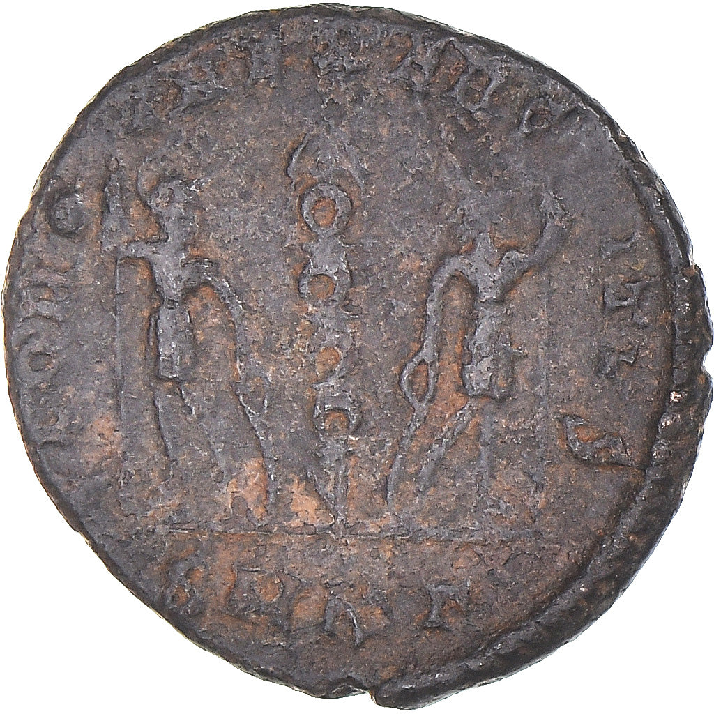 Moneda, Constantius II, Follis, 337-361, Kyzikos, BC+, Bronce