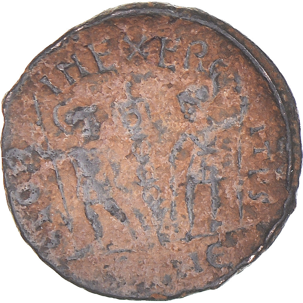 Moneta, Constantius II, Follis, 337-361, F(12-15), Brązowy