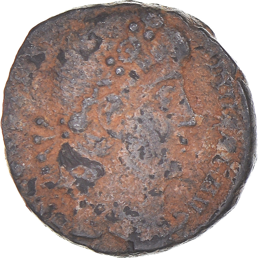 Moneta, Constantius II, Follis, 337-361, F(12-15), Brązowy