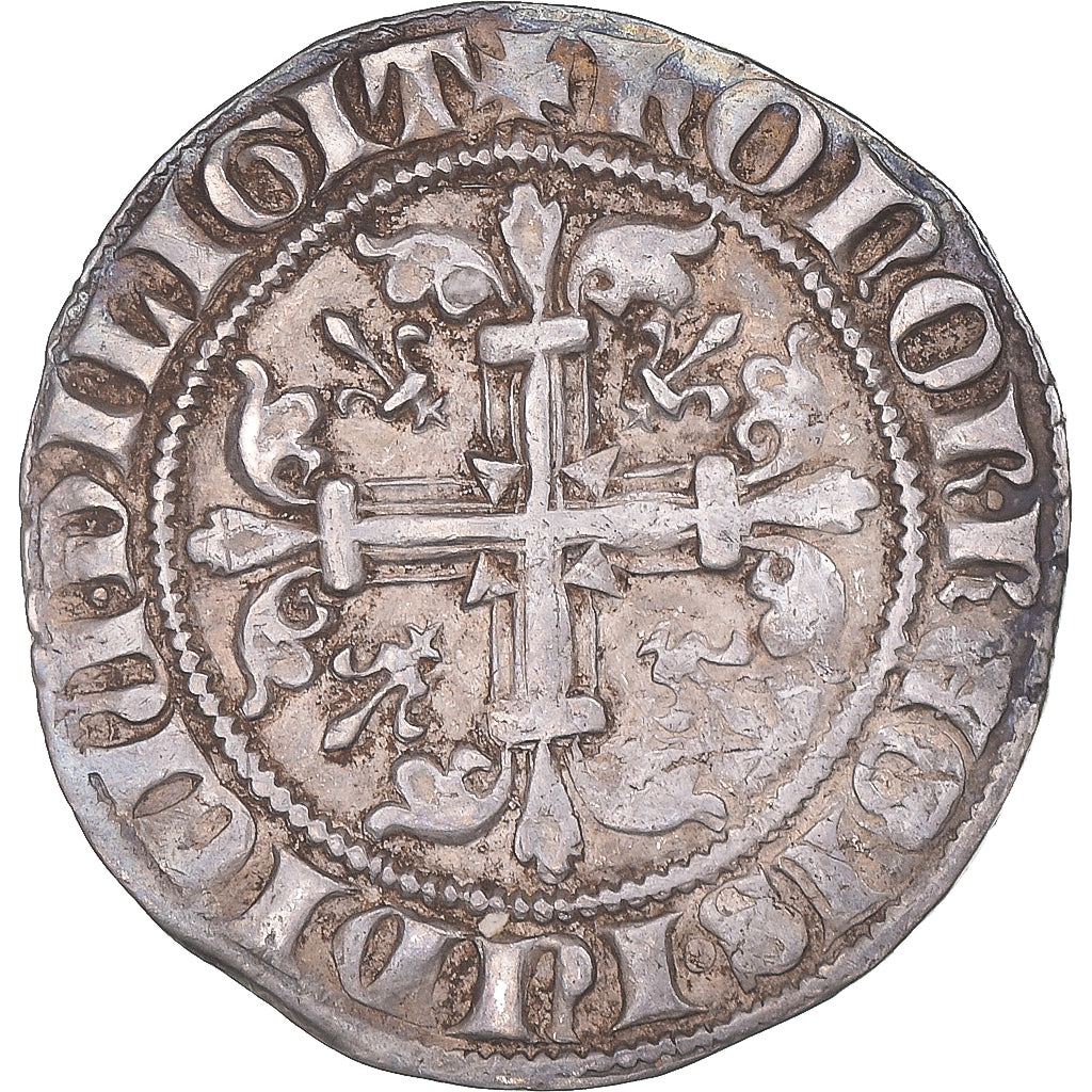 Coin, France, Comté de Provence, Robert d'Anjou, Carlin, 1309-1343, Avignon