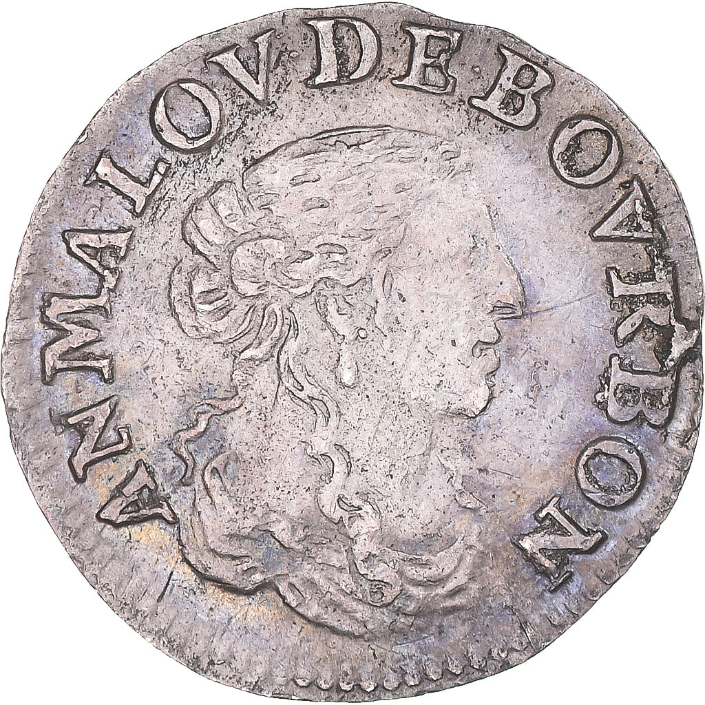 Coin, FRENCH STATES, DOMBES, Anne Marie Louise de Orleans, 1/12 Ecu, 1668