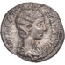 Coin, Julia Mamaea, Denarius, 222-235, Rome, AU(50-53), Silver, RIC:335