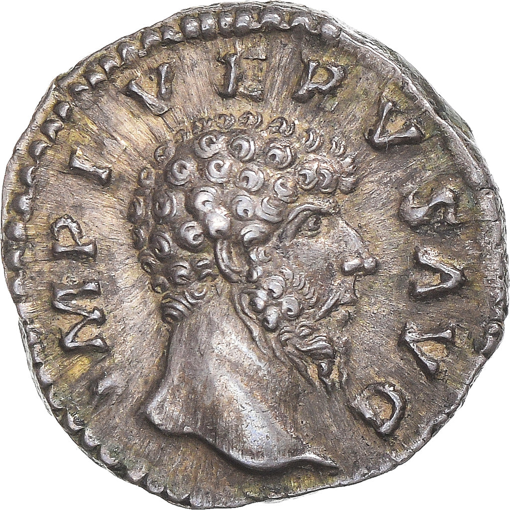 Moneta, Lucius Verus, Denarius, 163, Rome, BB+, Argento, Cohen:156, RIC:491