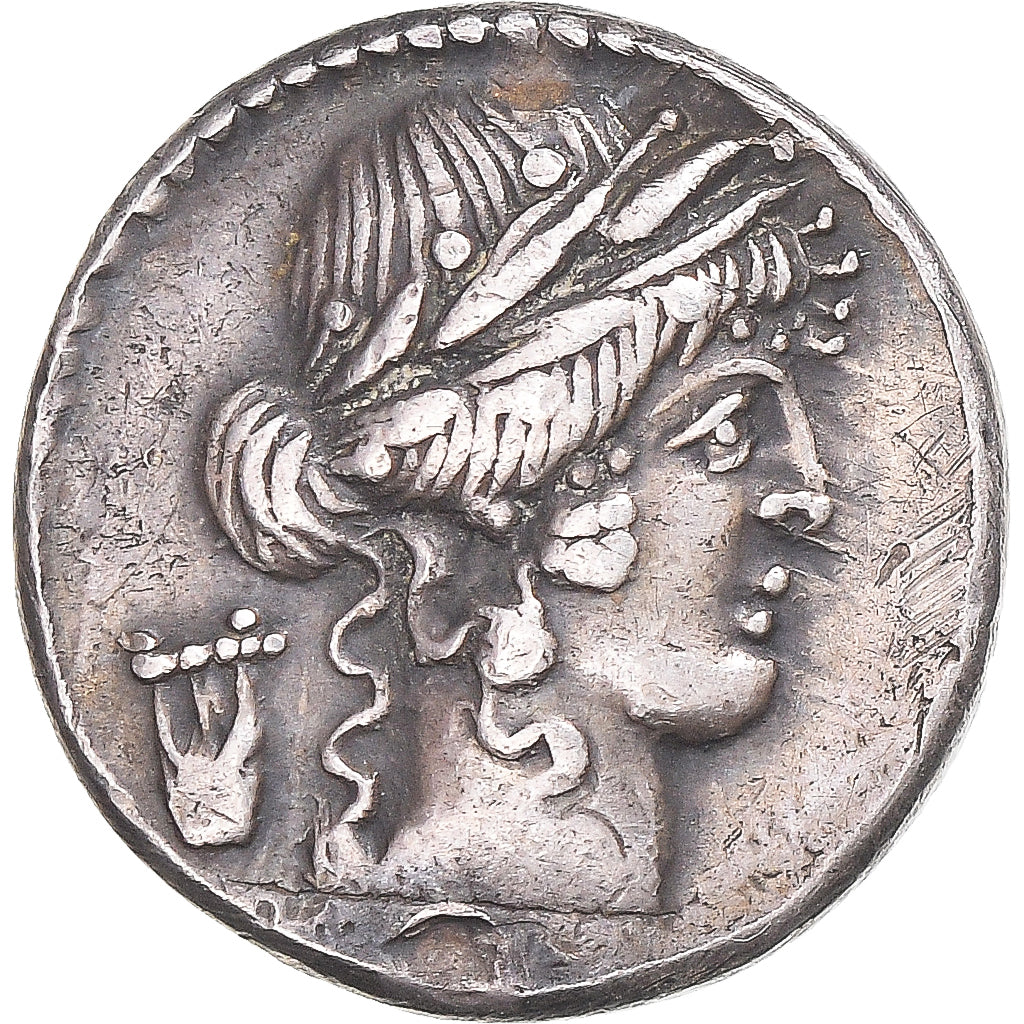 Moeda, Claudia, Denarius, 42 BC, Rome, AU(50-53), Prata, Crawford:494/23