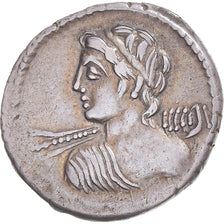 Coin, Licinia, Denarius, 84 BC, Rome, AU(50-53), Silver, Crawford:354/1