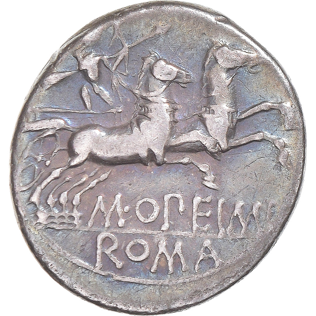 Moeda, Opimia, Denarius, 131 BC, Rome, EF(40-45), Prata, Crawford:253/1