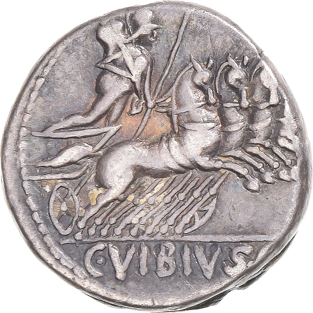 Moeda, Vibia, Denarius, 90 BC, Rome, EF(40-45), Prata, Crawford:342/5