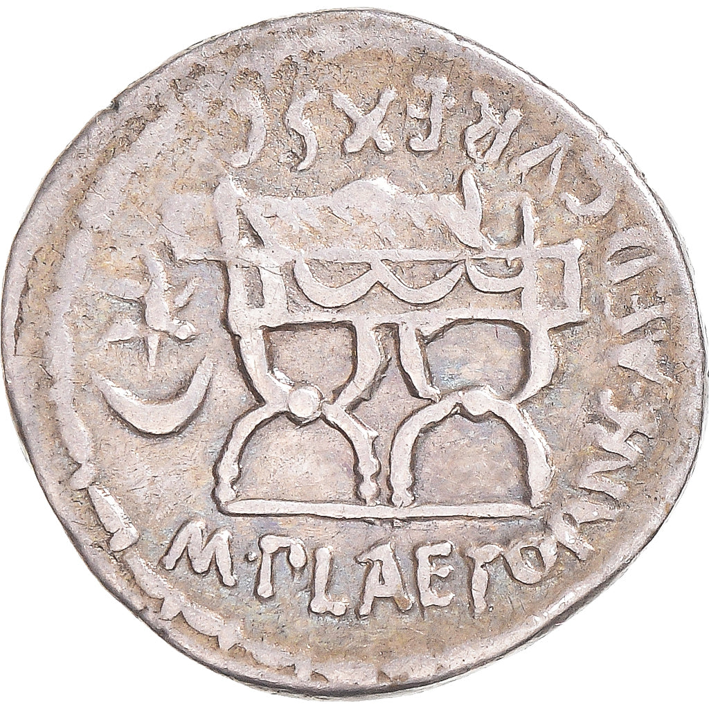 Münze, Plaetoria, Denarius, 67 BC, Rome, SS+, Silber, Crawford:409/2