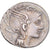Coin, Claudia, Denarius, 111-110 BC, Rome, AU(50-53), Silver, Crawford:299/1