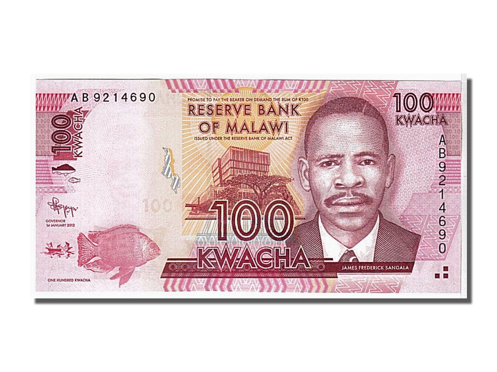 Malawi, 100 Kwacha, 2012, KM #59, UNC(65-70), AB9214690
