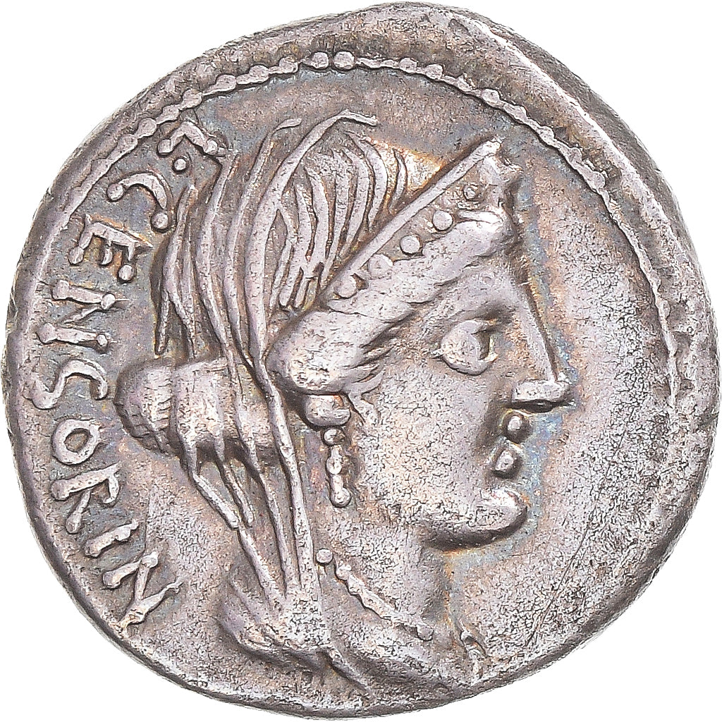 Coin, Marcia, Denarius, 82-81 BC, Rome, AU(50-53), Silver, Crawford:360/1