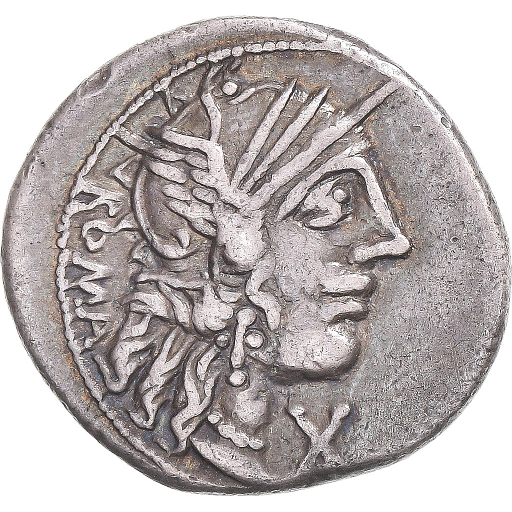 Münze, Fannia, Denarius, 123 BC, Rome, SS+, Silber, Crawford:275/1
