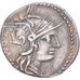 Coin, Tullia, Denarius, 119 BC, Rome, AU(50-53), Silver, Crawford:280/1