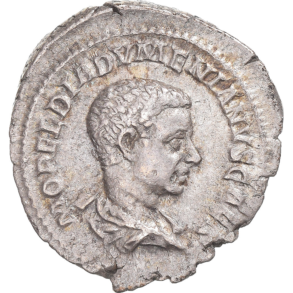 Coin, Diadumenian, Denarius, 217-218, Rome, AU(50-53), Silver, RIC:107