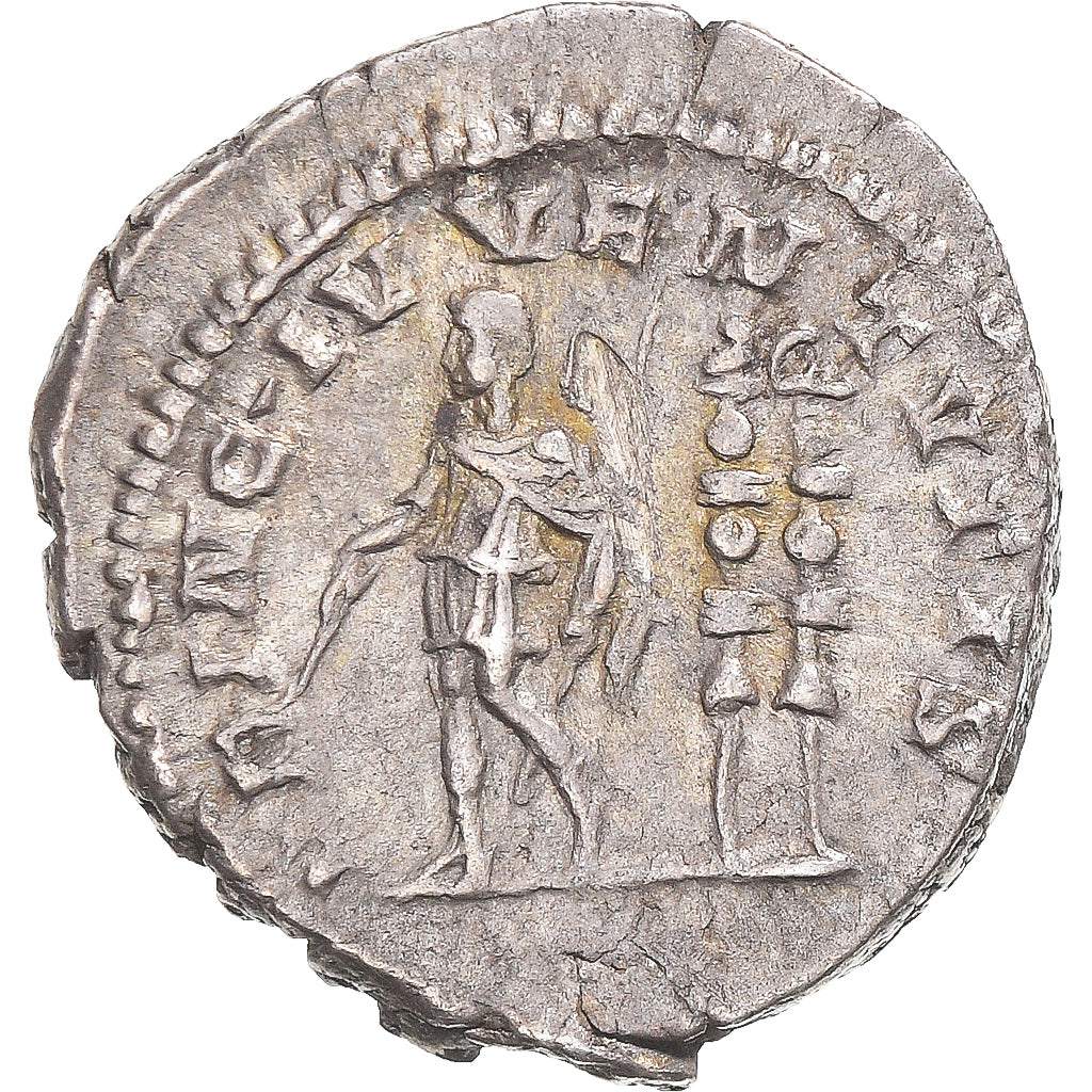 Coin, Diadumenian, Denarius, 217-218, Rome, AU(50-53), Silver, RIC:107
