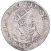 Moneda, Francia, François Ier, Teston, Toulouse, 25e type, BC+, Plata
