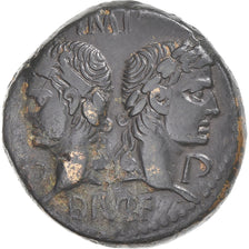 Coin, Augustus & Agrippa, As, 10-14 AD, Nîmes, EF(40-45), Bronze, Cohen:10