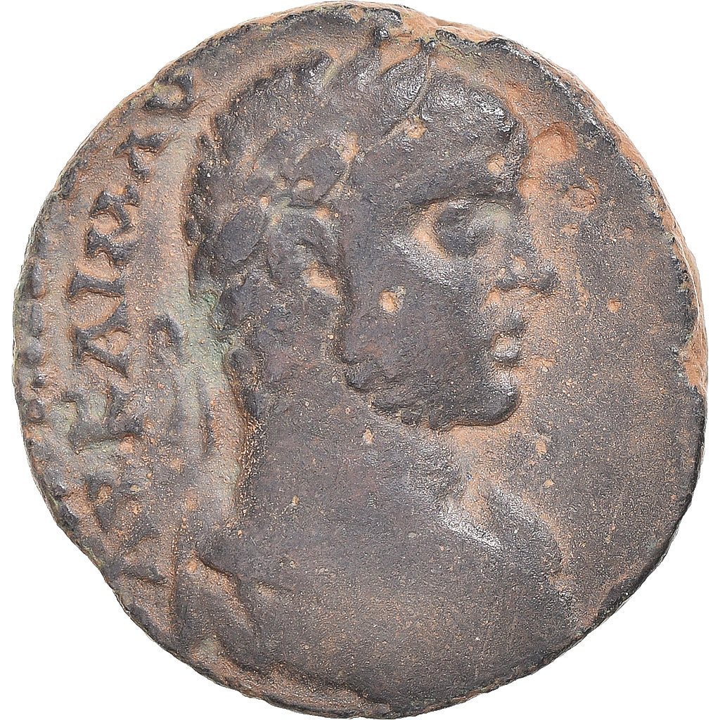 Moeda, Fenícia, Elagabalus, Tetrassarion, 221-222, Tripolis, EF(40-45), Bronze