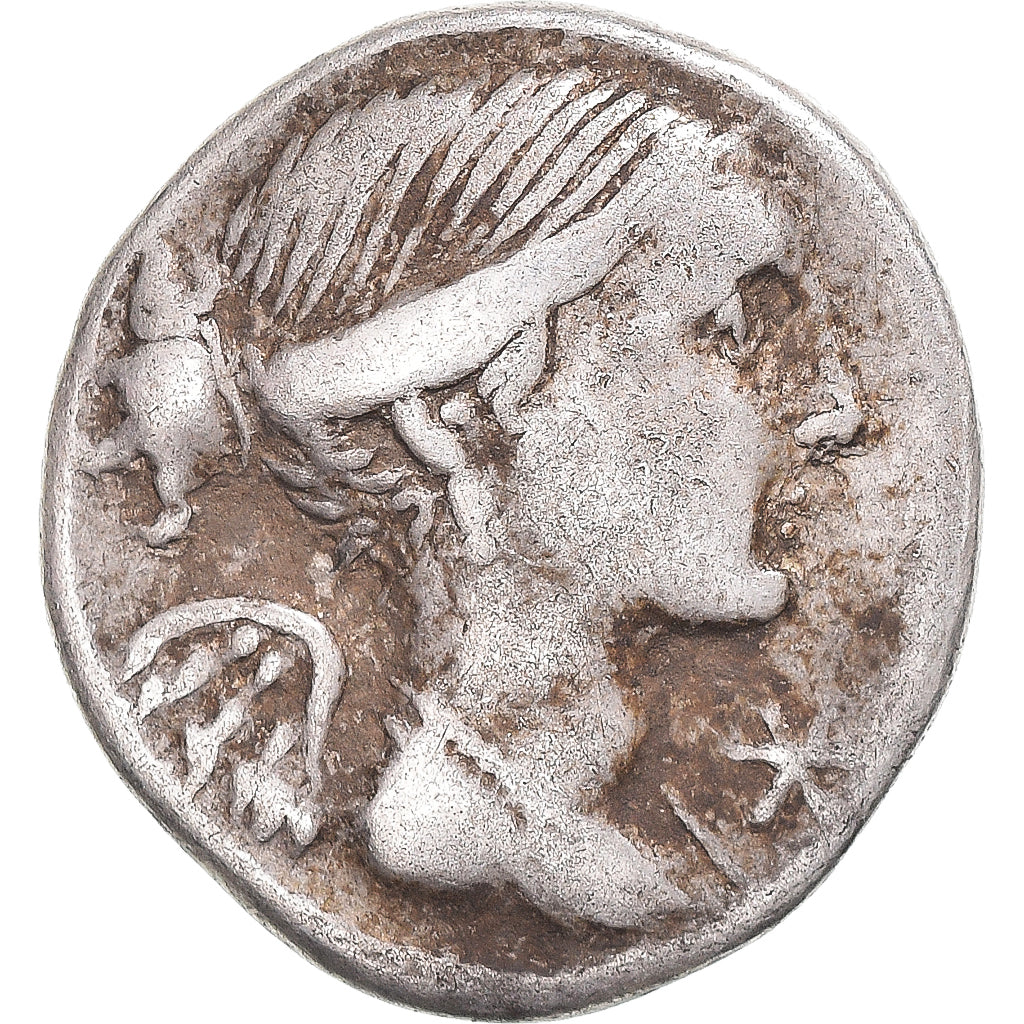 Coin, Valeria, Denarius, 108-107 BC, Rome, Incuse strike, VF(30-35), Silver