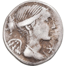 Coin, Valeria, Denarius, 108-107 BC, Rome, Incuse strike, VF(30-35), Silver