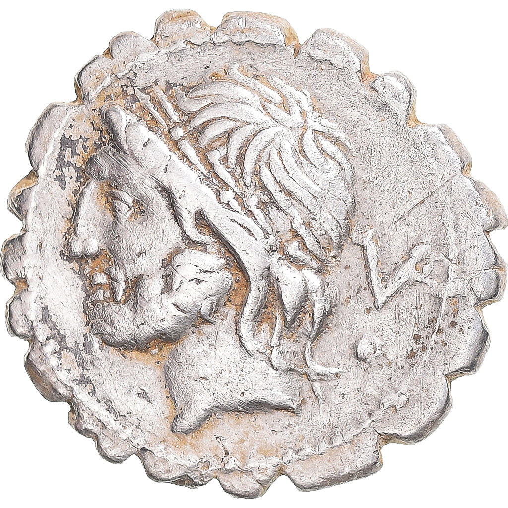 Moeda, Scipia, Denarius Serratus, 106 BC, Rome, EF(40-45), Prata