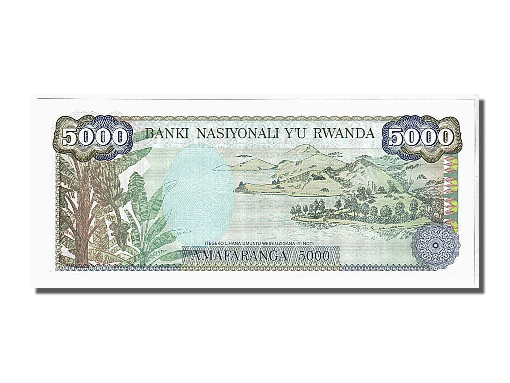 Banknote, Rwanda, 5000 Francs, 1988, 1988-01-01, KM:22, UNC(65-70)