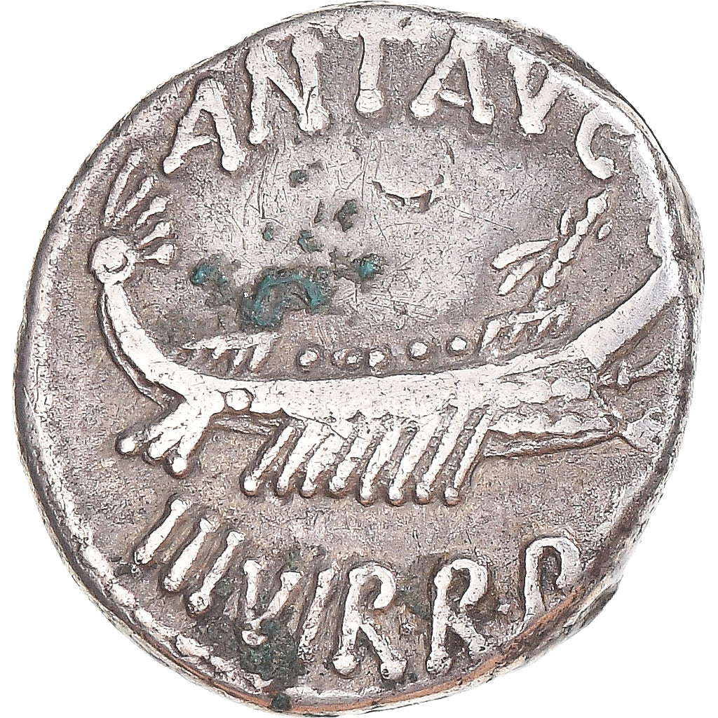 Coin, Marcus Antonius, legionary denarius, 32-31 BC, LEG VI, VF(30-35), Silver
