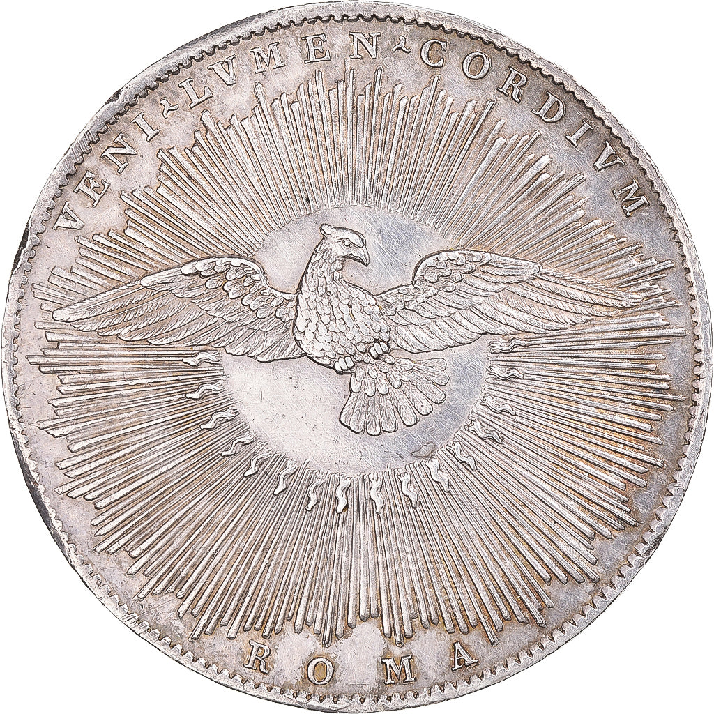 Moneta, DEPARTAMENTY WŁOSKIE, PAPAL STATES, Sede Vacante, Scudo, 1830, Roma
