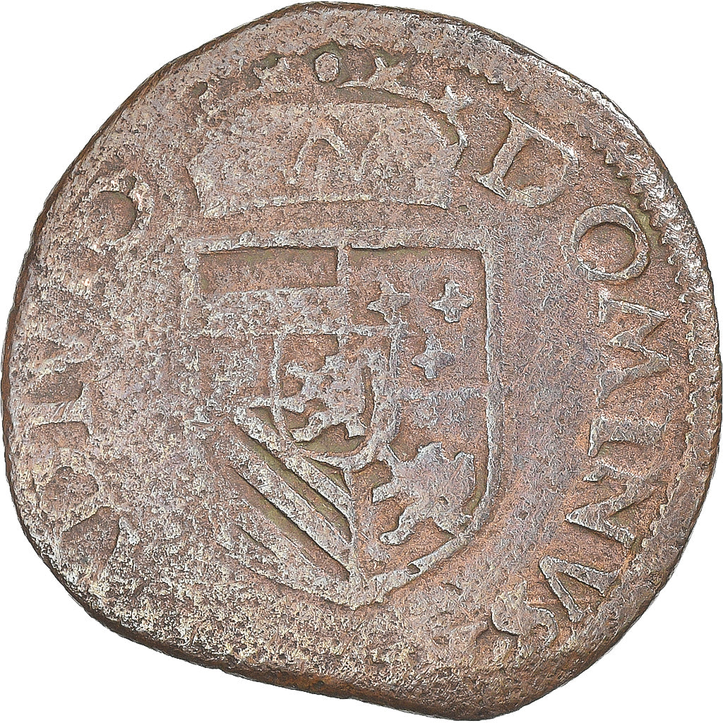 Moneta, Hiszpania niderlandzka, Philip II, Gigot, 1589, Maastricht, EF(40-45)